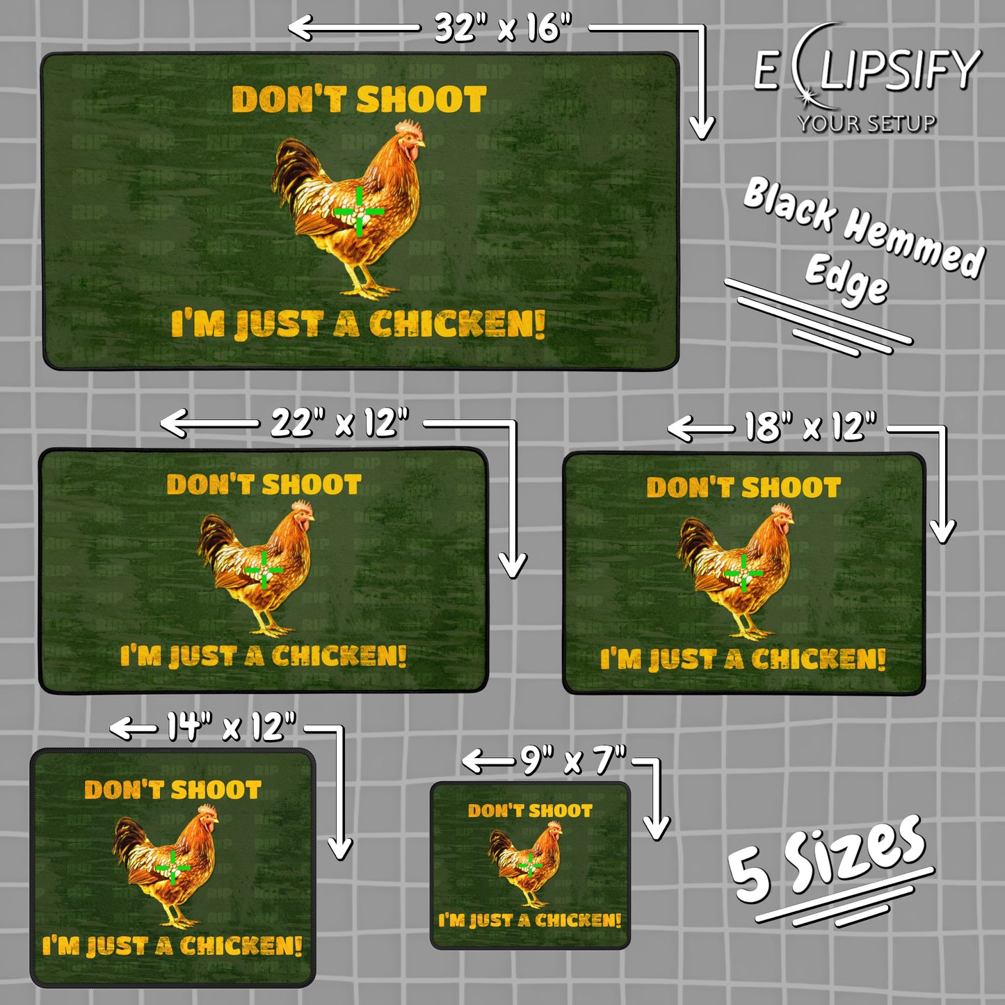The Chicken: FPS Gaming Mouse Pad
