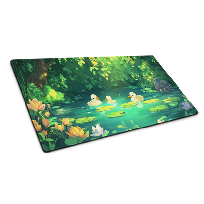 Quack Quack: Duck Pond Mouse Pad