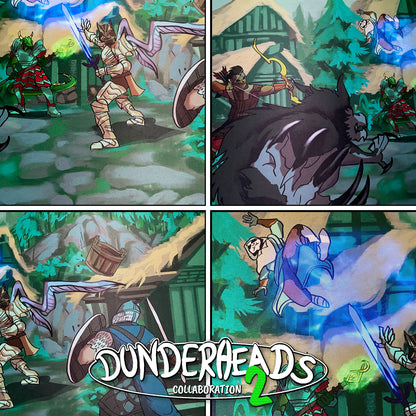 DunderHeads "The Four Hunters" Content Creator Collaboration Gaming Mouse Pad