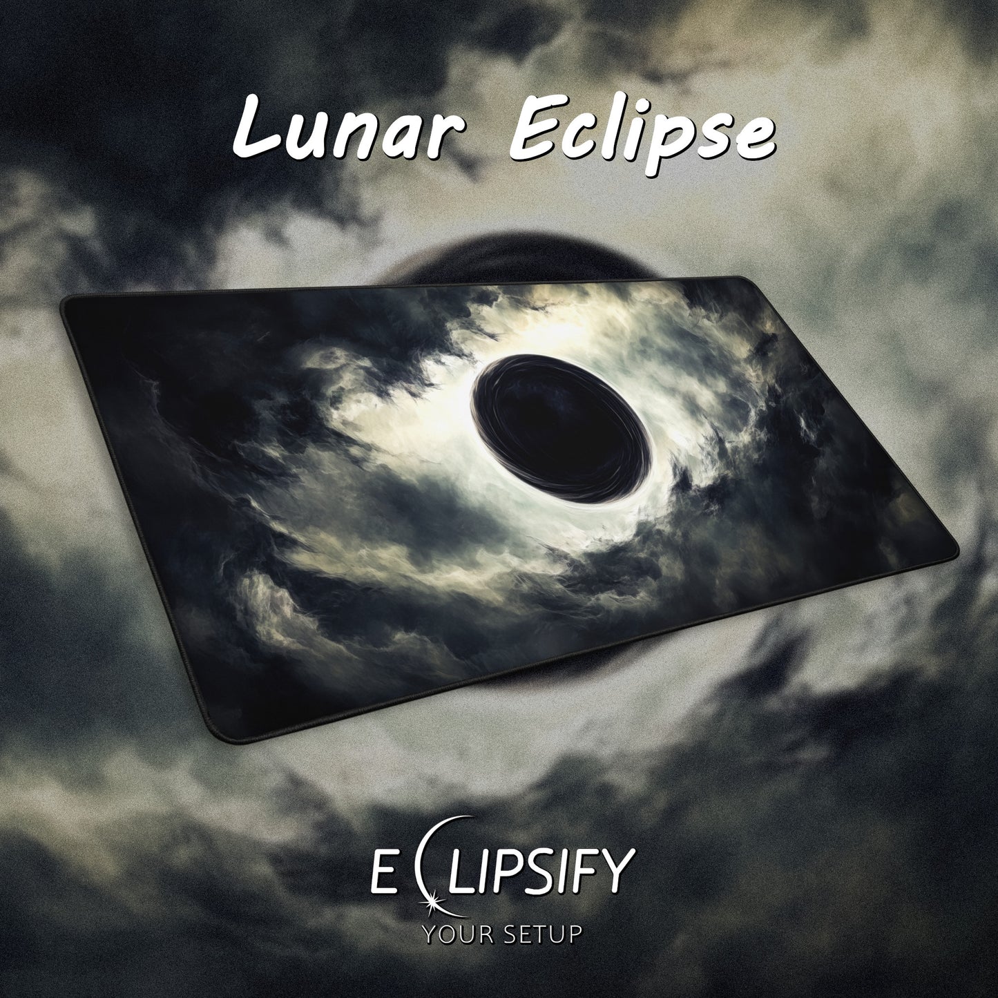 Lunar Eclipse: Moon Gaming Mouse Pad