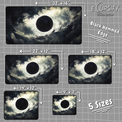 Lunar Eclipse: Moon Gaming Mouse Pad