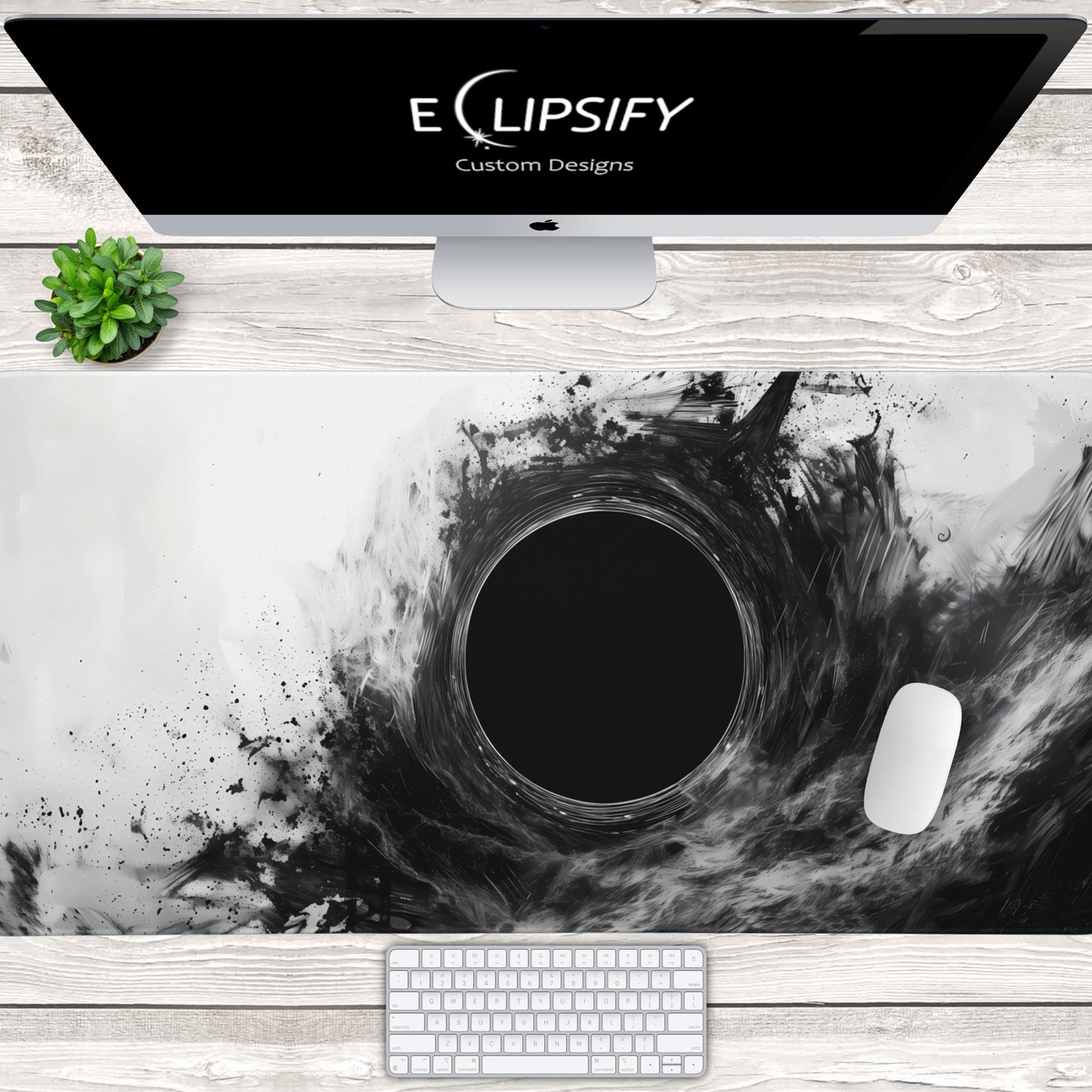 Black Void: Black Hole Gaming Mouse Pad