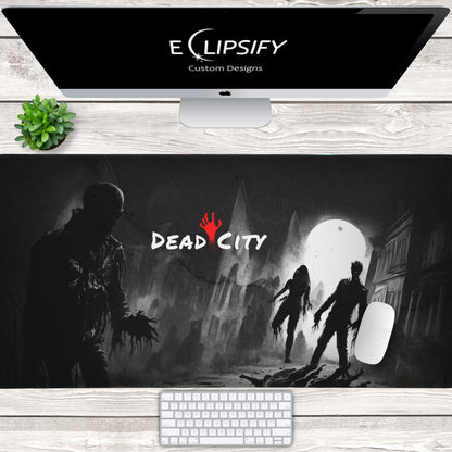Dead City: Zombie Black Gaming Mouse Pad