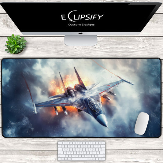Thunder Viper: Fighter Jet Gaming Mouse Pad