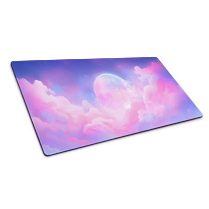 Blush Horizon: Cute Pastel Clouds Pink Gaming Mouse Pad