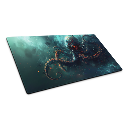 Depths Of Despair: Mythical Blue Kraken Gaming Mouse Pad