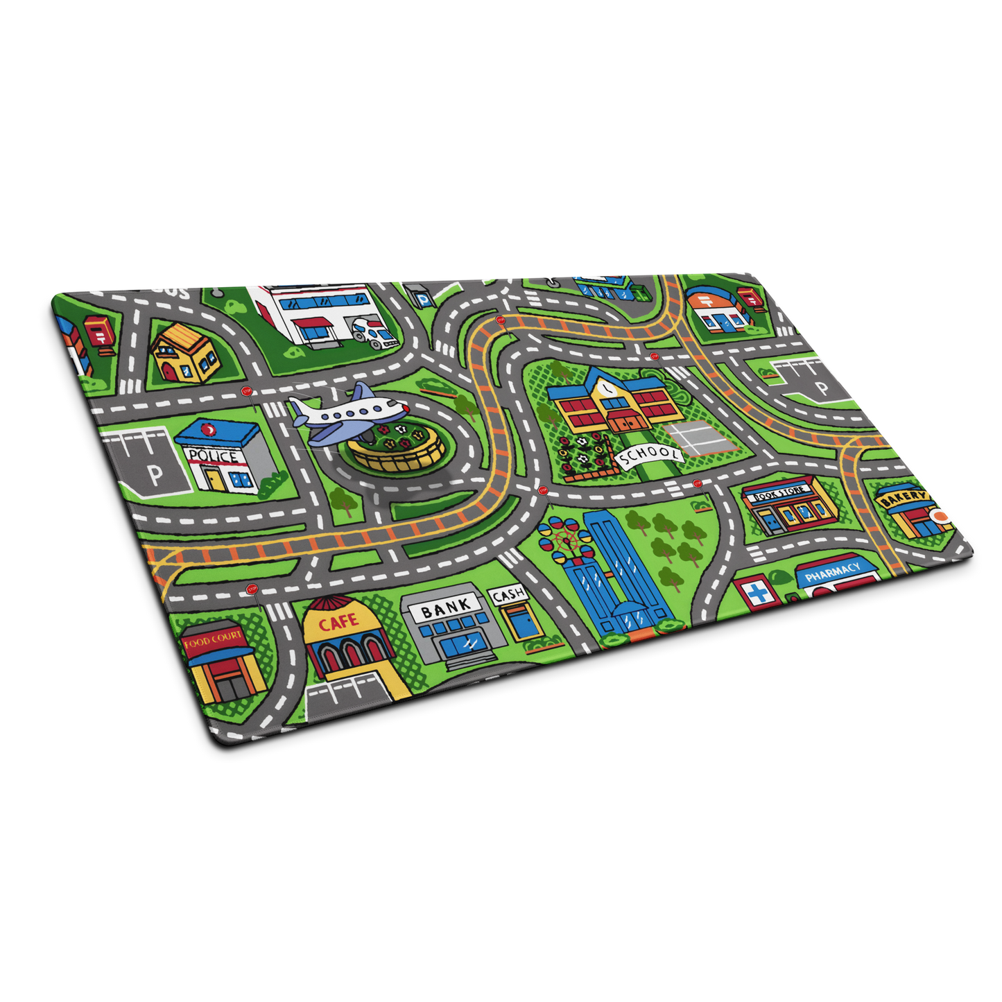 Childhood Memories: Kids Toy Road Playmat Mouse Pad