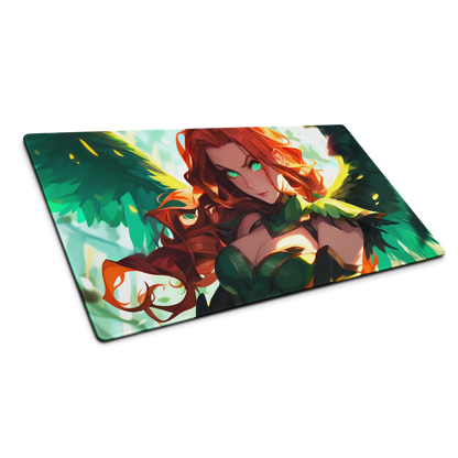 Arcane Archer: Green Ranger Anime Girl Gaming Mouse Pad