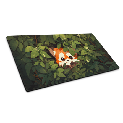 Bush Panda: Cute Red Panda Gaming Mouse Pad