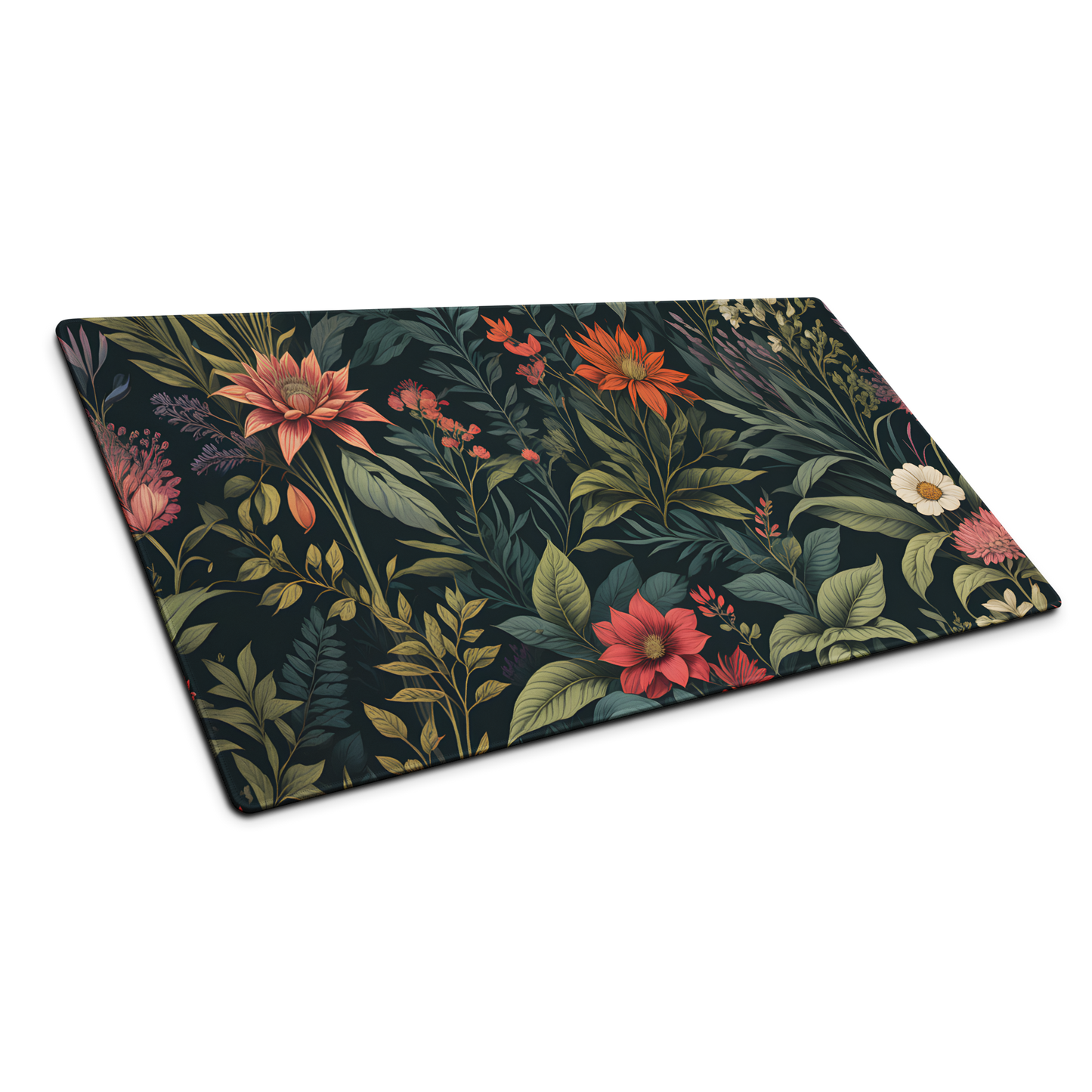 Botanical Harmony: Flower Floral Mouse Pad