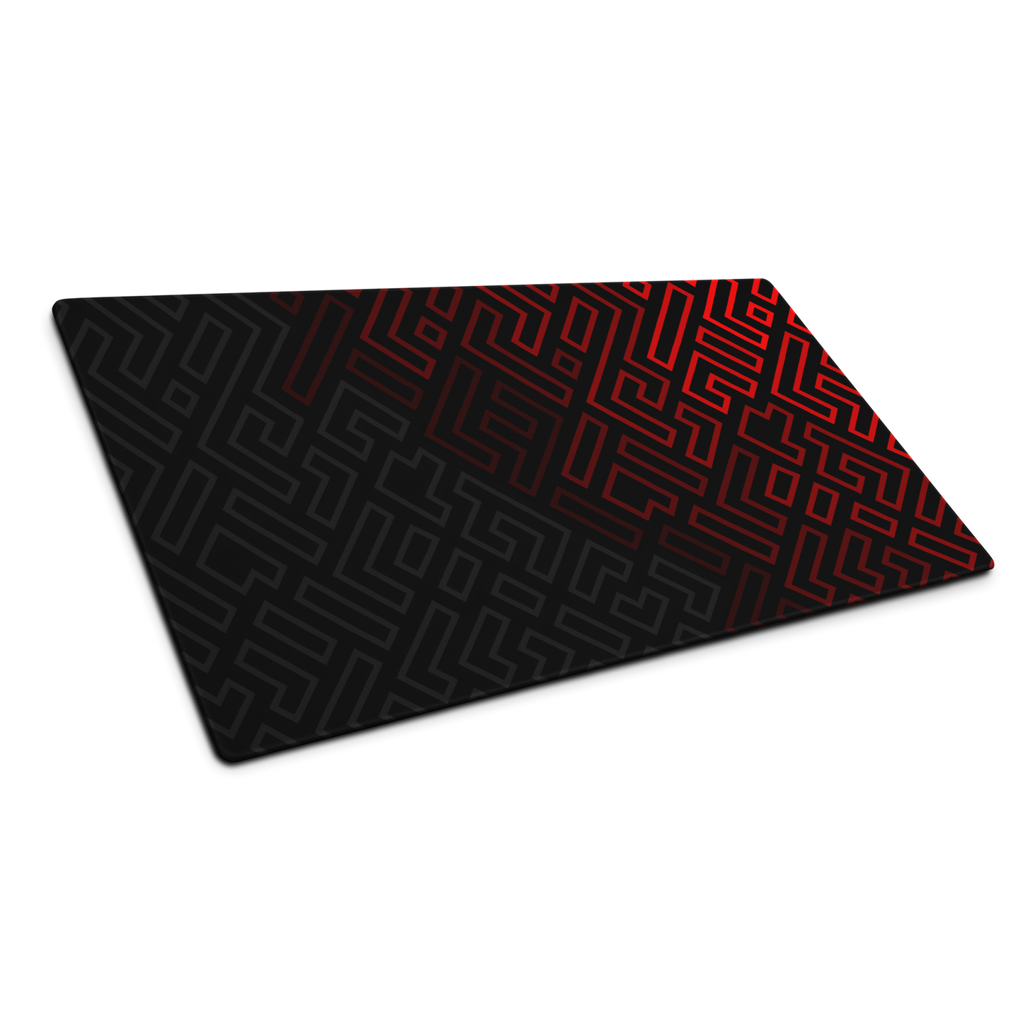 Minimalist Matrix: Red Abstract Pattern Mouse Pad