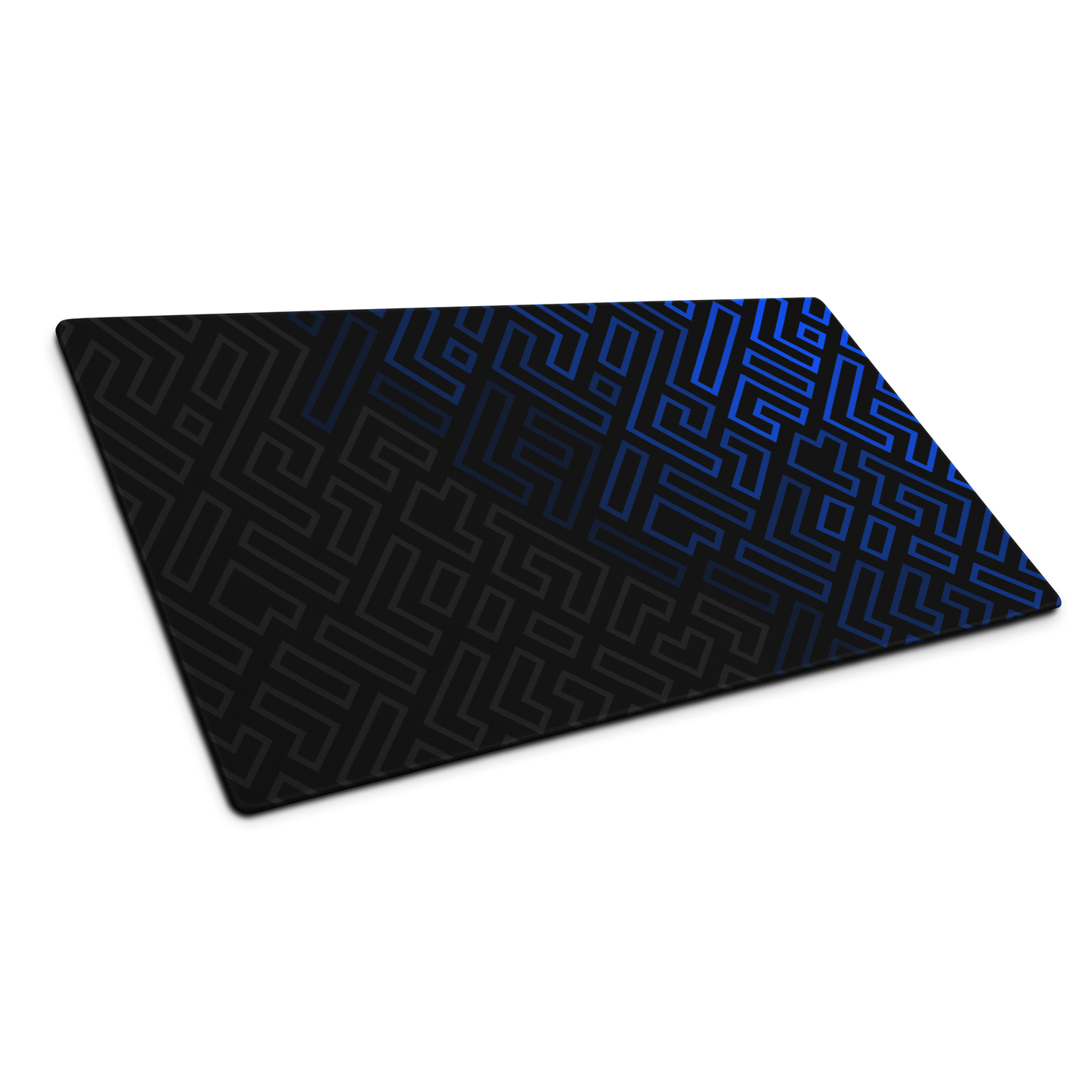 Minimalist Matrix: Blue Abstract Pattern Mouse Pad