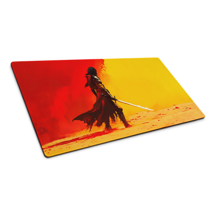 Blood and Gold: Warrior Gaming Mouse Pad