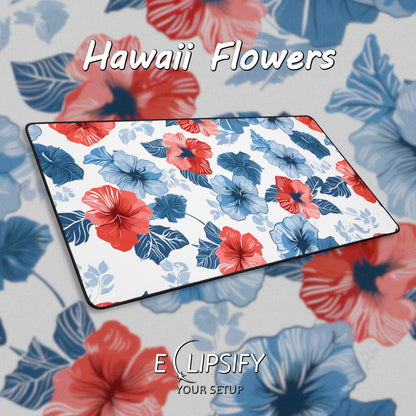 Hawaii Flowers: Floral Mouse Pad