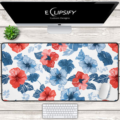 Hawaii Flowers: Floral Mouse Pad