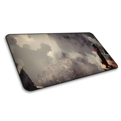 Hooded Guardian: Assassin Grey Gaming Mouse Pad