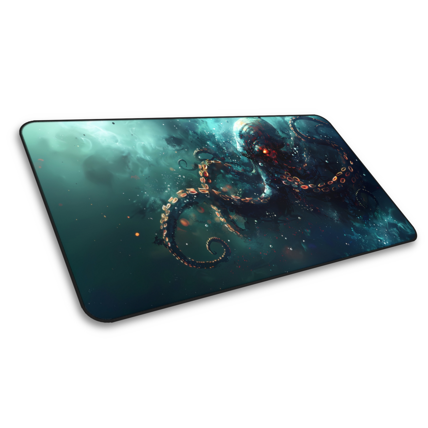 Depths Of Despair: Mythical Blue Kraken Gaming Mouse Pad