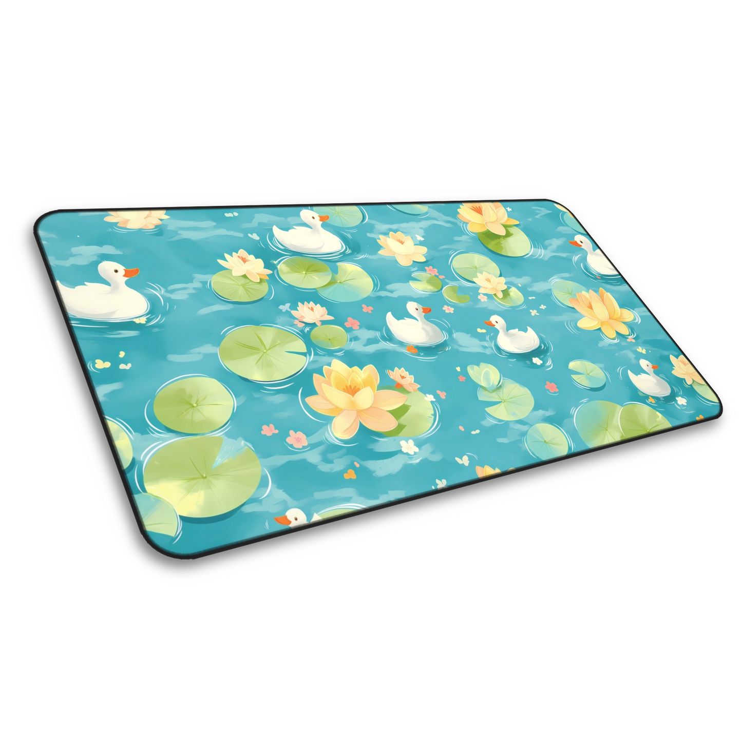 Duck Haven: Cute Ducks In Pond Mouse Pad