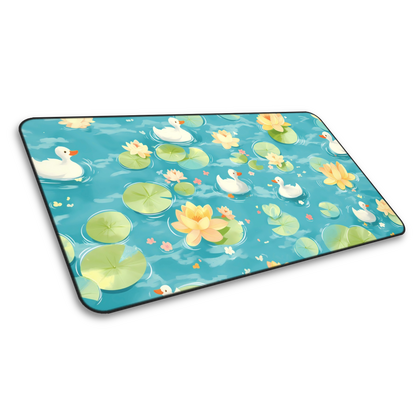 Duck Haven: Cute Ducks In Pond Mouse Pad