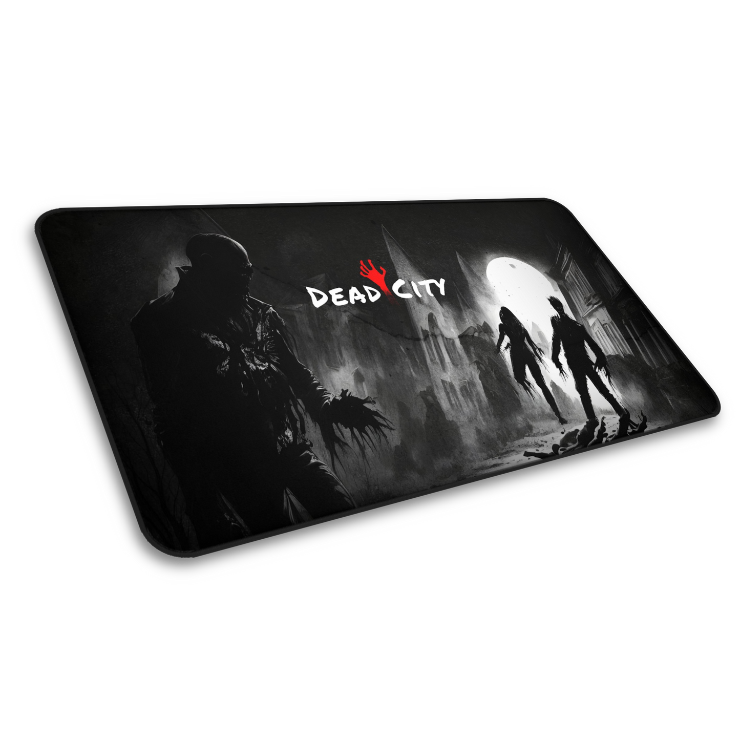 Dead City: Zombie Black Gaming Mouse Pad