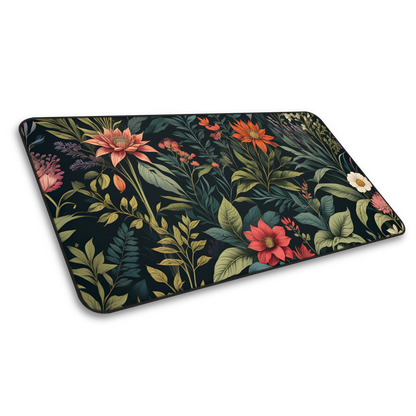 Botanical Harmony: Flower Floral Mouse Pad