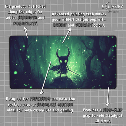 Hollow Noble: Mythical Knight Gaming Mouse Pad