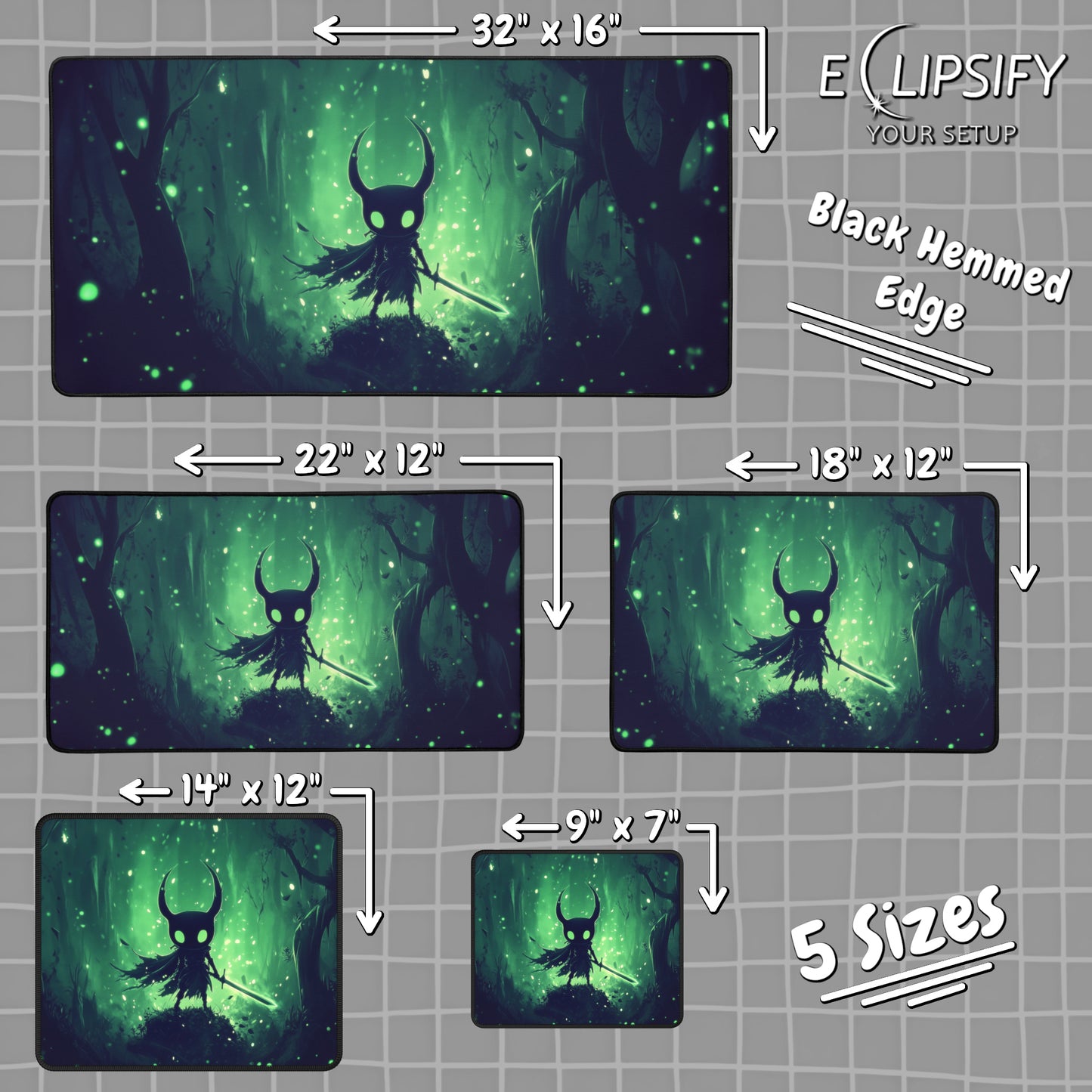 Hollow Noble: Mythical Knight Gaming Mouse Pad