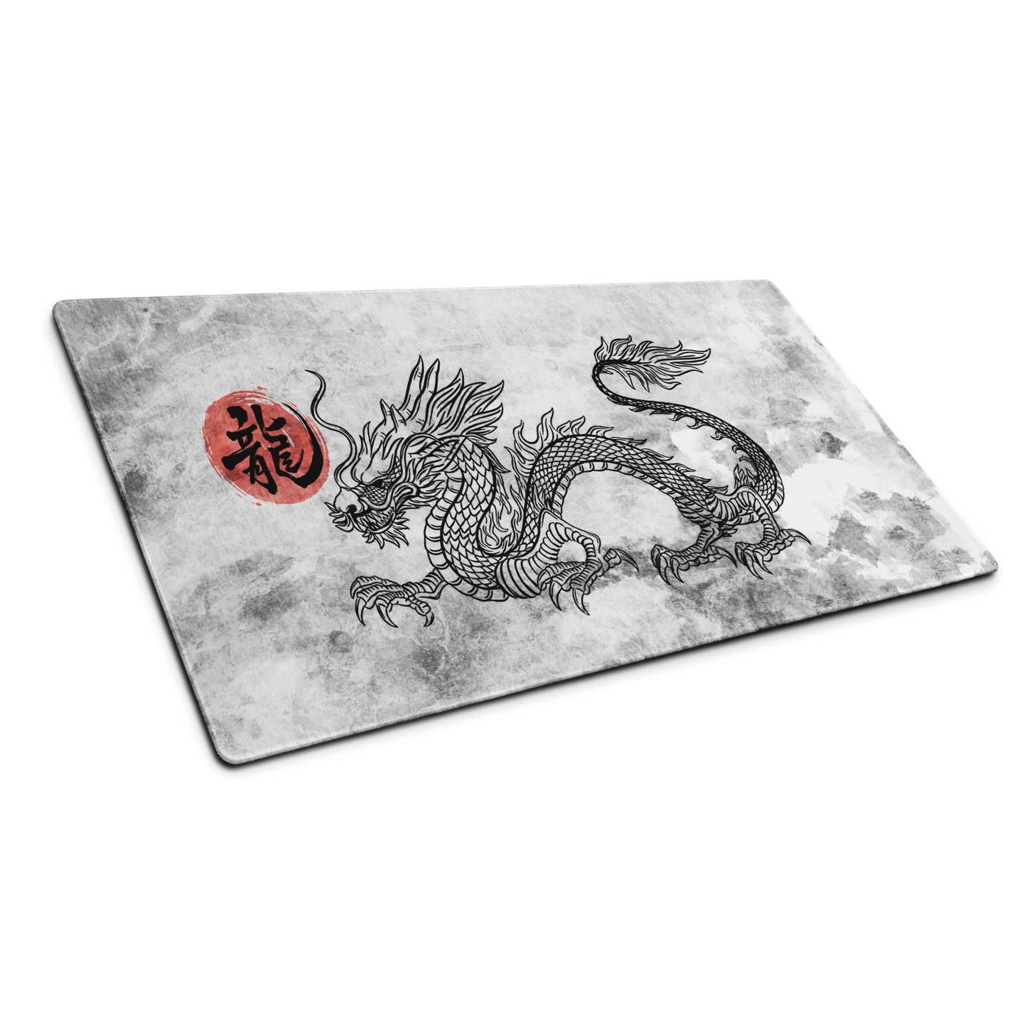 Serpent Guardian: Japanese Dragon Gaming Mouse Pad