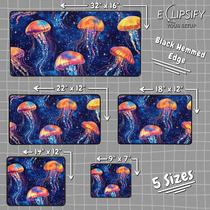 Jelly Drift: Jelly Fish Mouse Pad