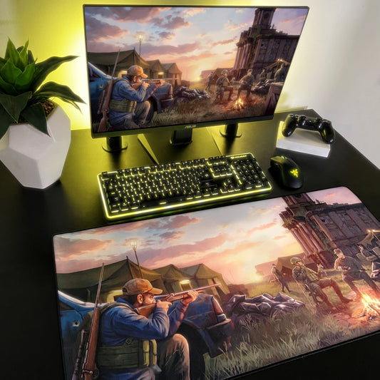JereZiii "Guerrilla Warfare" Content Creator Collaboration Gaming Mouse Pad