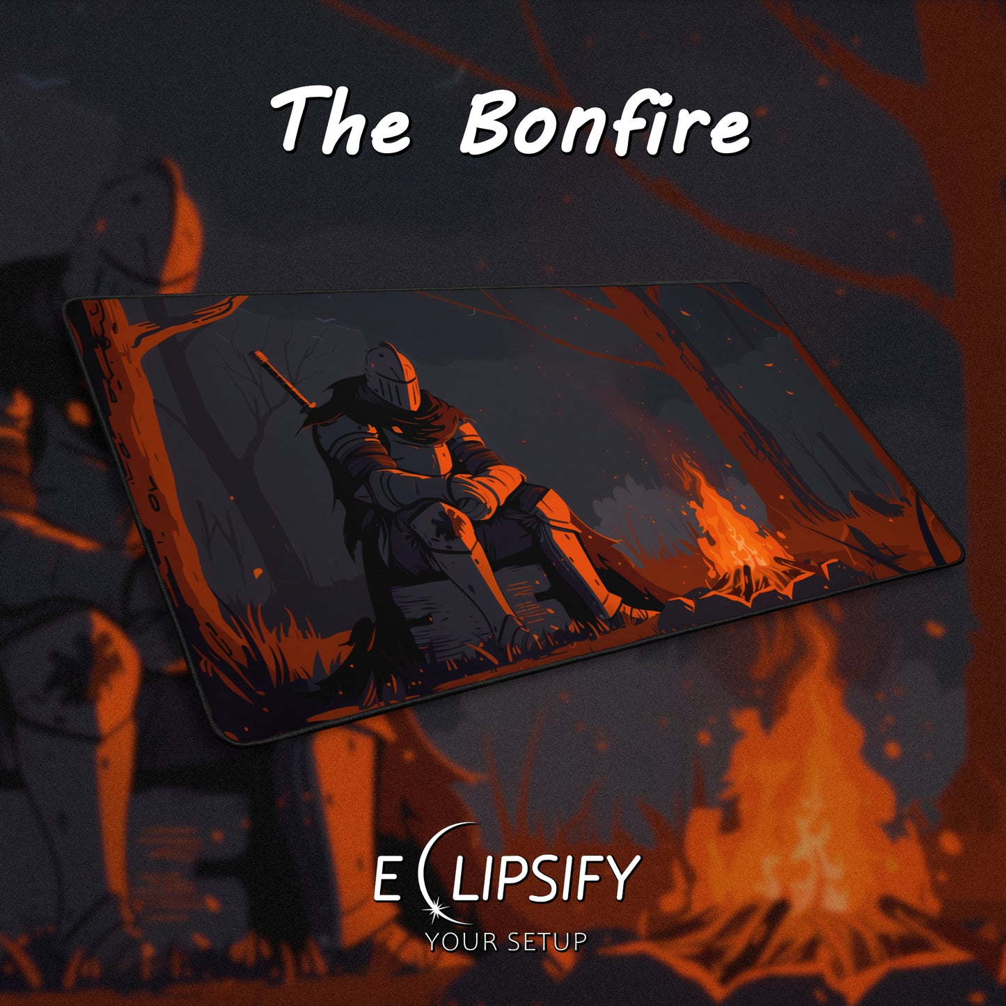The Bonfire: Minimalist Gaming Mouse Pad