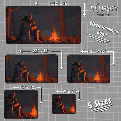 The Bonfire: Minimalist Gaming Mouse Pad