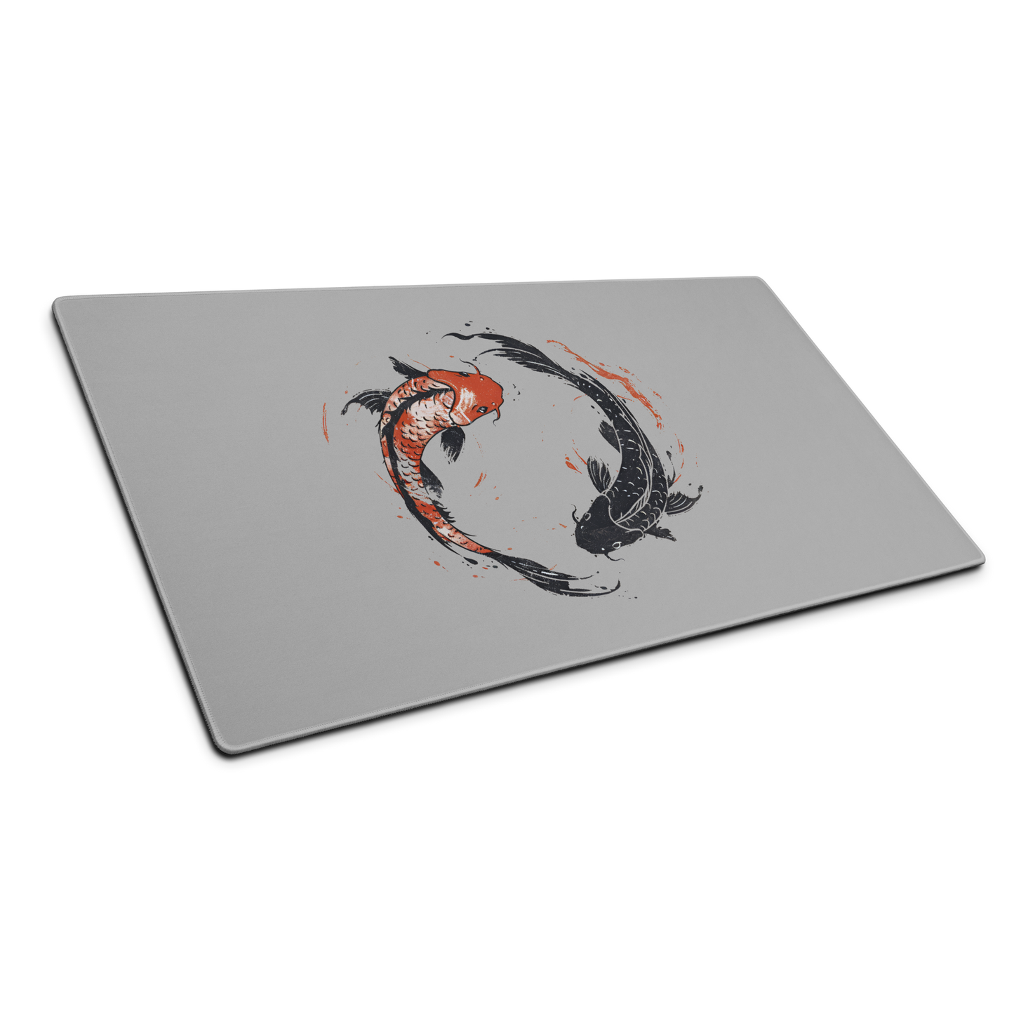 Koi Yin: Koi Fish Yin Yang Minimalist Mouse Pad