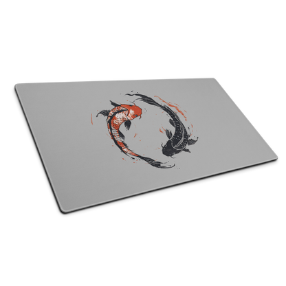 Koi Yin: Koi Fish Yin Yang Minimalist Mouse Pad