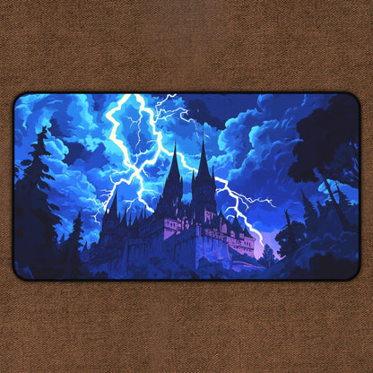 Stormfall Castle: Lightning Castle TCG Playmat