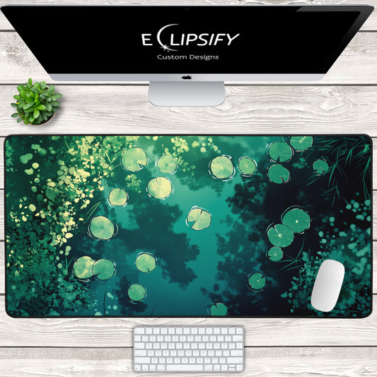 Petals & Pads: Lily Pad Gaming Mouse Pad