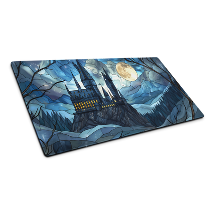 Twilight Glasswork: Magical Castle Gaming Mouse Pad