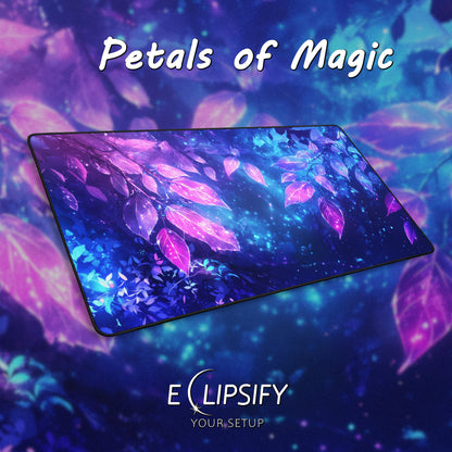 Petals of Magic: Enchanted Leaves Fantasy Mouse Pad
