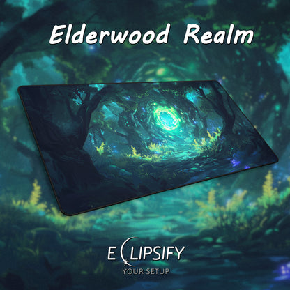 Elderwood Realm: Magical Portal Fantasy Mouse Pad