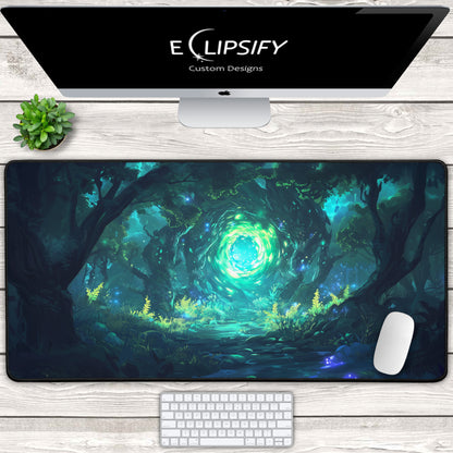 Elderwood Realm: Magical Portal Fantasy Mouse Pad