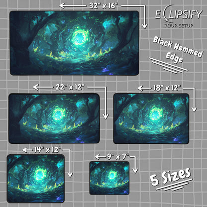 Elderwood Realm: Magical Portal Fantasy Mouse Pad