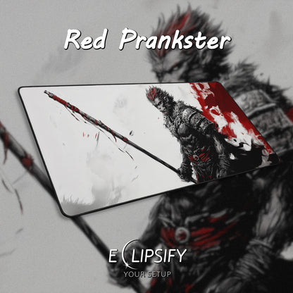 Red Prankster: Sun Wukong Monkey King Mouse Pad