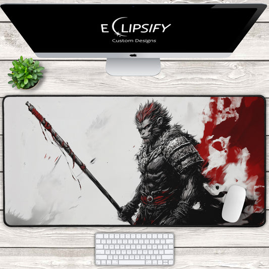 Red Prankster: Sun Wukong Monkey King Mouse Pad
