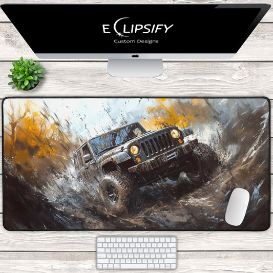 Trail Titan: Offroad Suv Gaming Mouse Pad