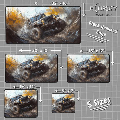 Trail Titan: Offroad Suv Gaming Mouse Pad