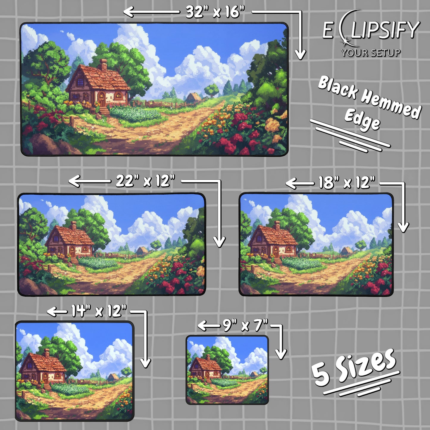 Pixel Farm: Star Valley Gaming Mouse Pad