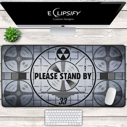 Please Stand By: Nuclear Fallout Gaming Mouse Pad