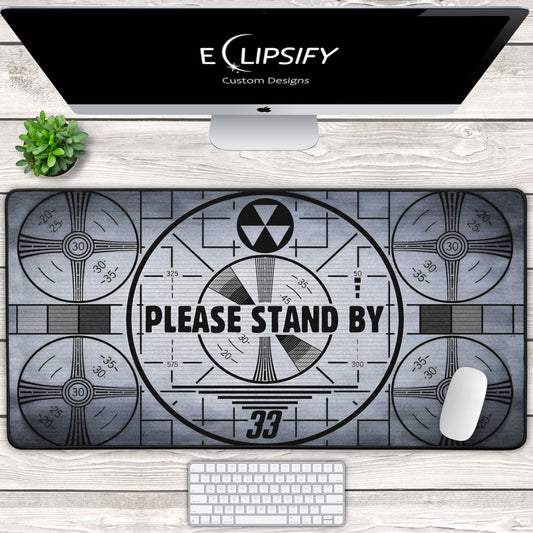 Please Stand By: Nuclear Fallout Gaming Mouse Pad