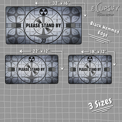 Please Stand By: Nuclear Fallout Gaming Mouse Pad