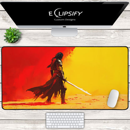 Blood and Gold: Warrior Gaming Mouse Pad